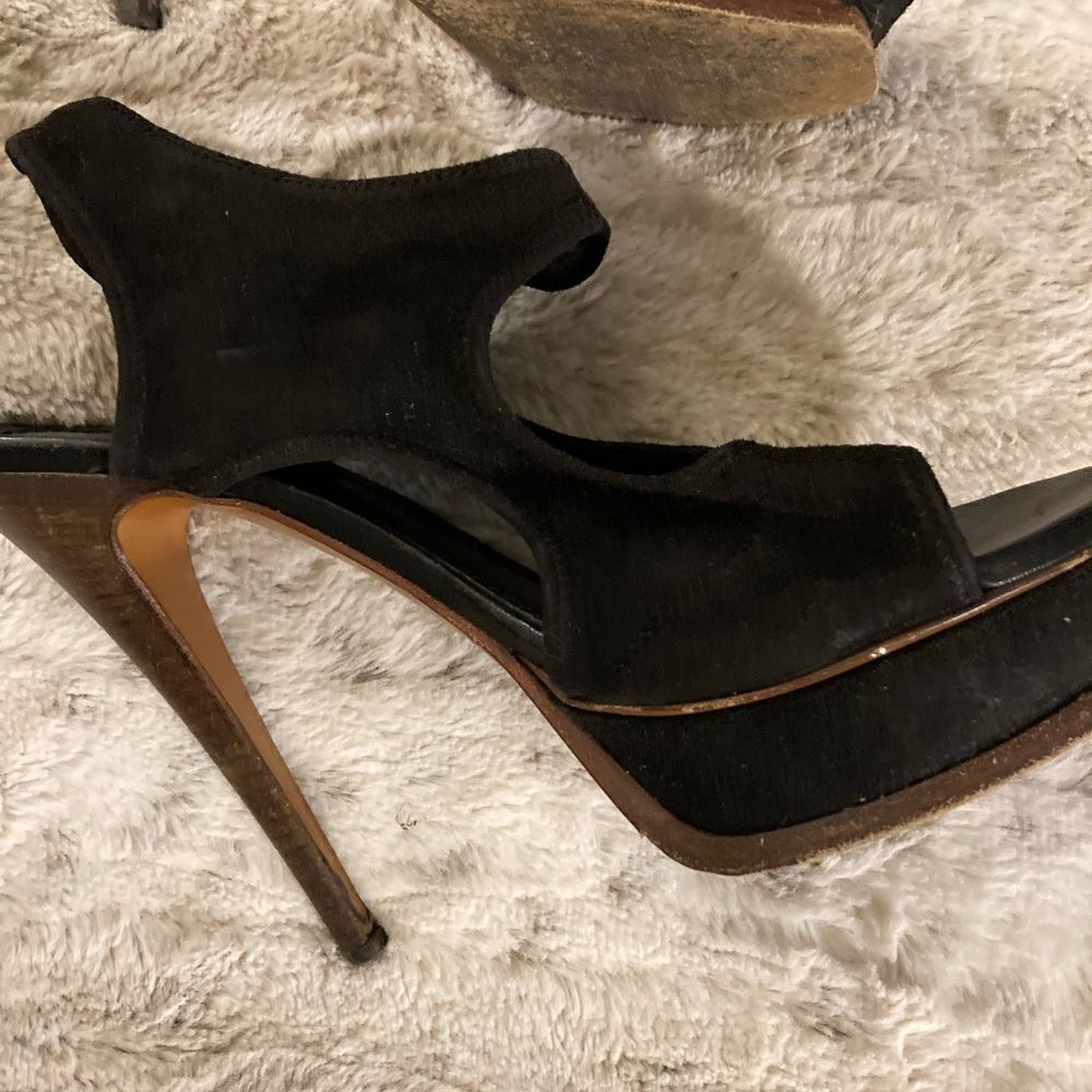 𝅺: : YSL Yves Saint Laurent Platform Sandals Stiletto Heels : :​ - Picture 5 of 15